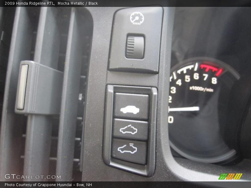 Mocha Metallic / Black 2009 Honda Ridgeline RTL