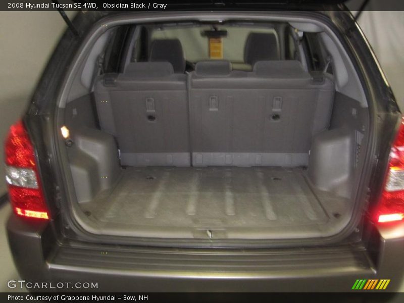 Obsidian Black / Gray 2008 Hyundai Tucson SE 4WD