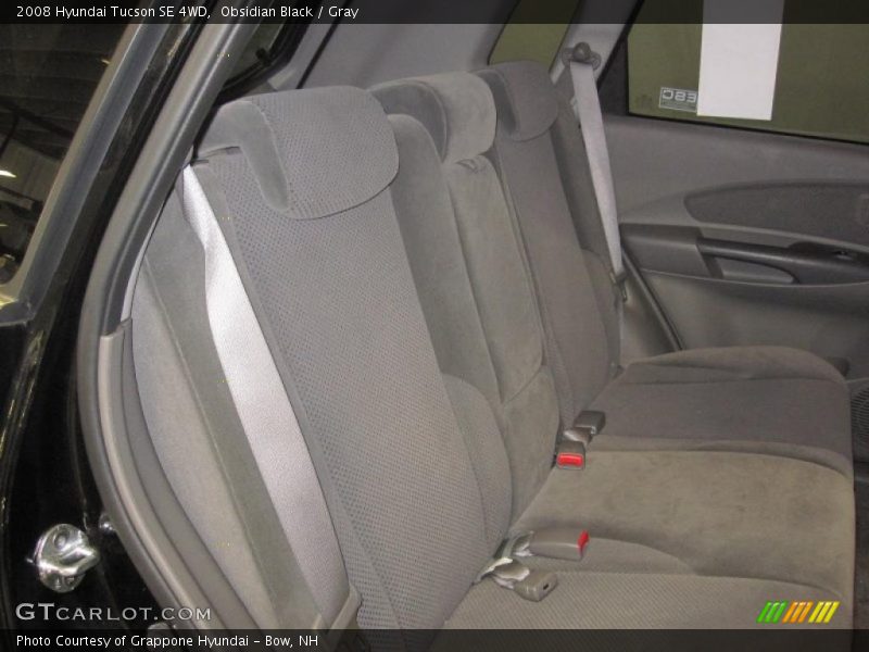 Obsidian Black / Gray 2008 Hyundai Tucson SE 4WD