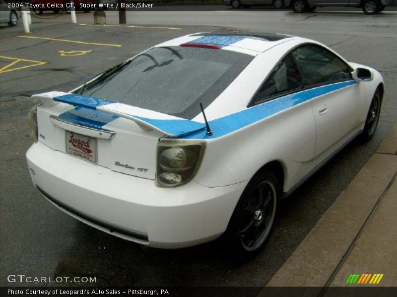 Super White / Black/Silver 2004 Toyota Celica GT