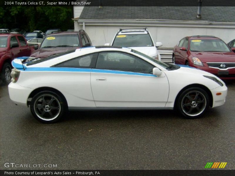 Super White / Black/Silver 2004 Toyota Celica GT