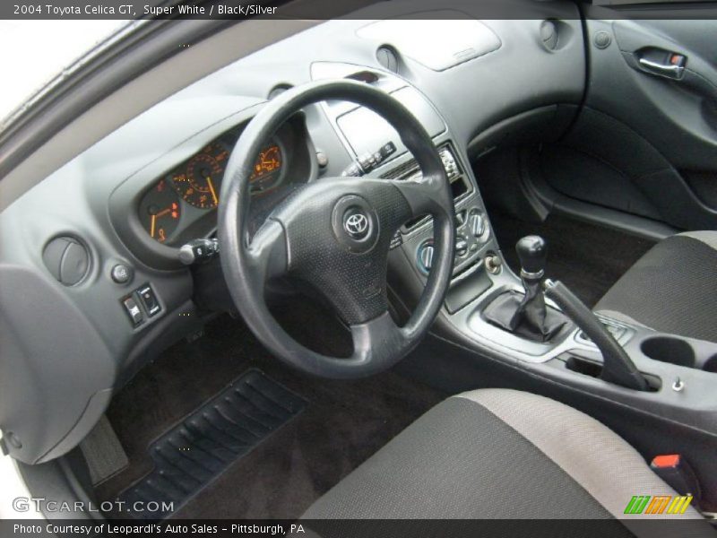 Super White / Black/Silver 2004 Toyota Celica GT