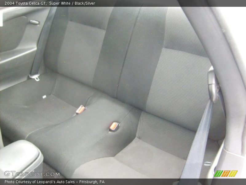 Super White / Black/Silver 2004 Toyota Celica GT