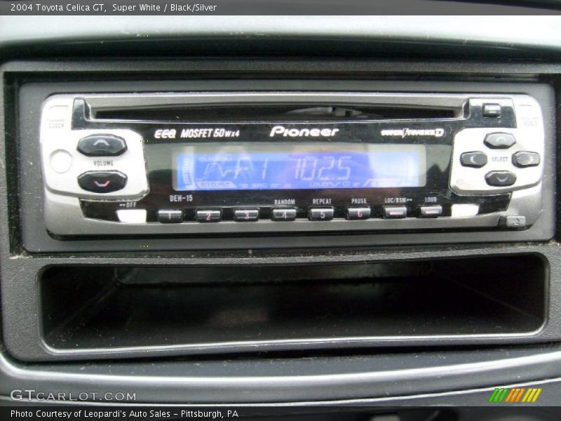 Super White / Black/Silver 2004 Toyota Celica GT