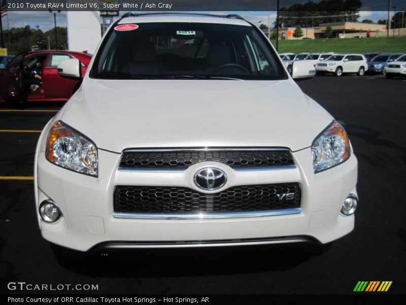 Super White / Ash Gray 2010 Toyota RAV4 Limited V6