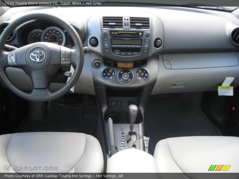 Super White / Ash Gray 2010 Toyota RAV4 Limited V6