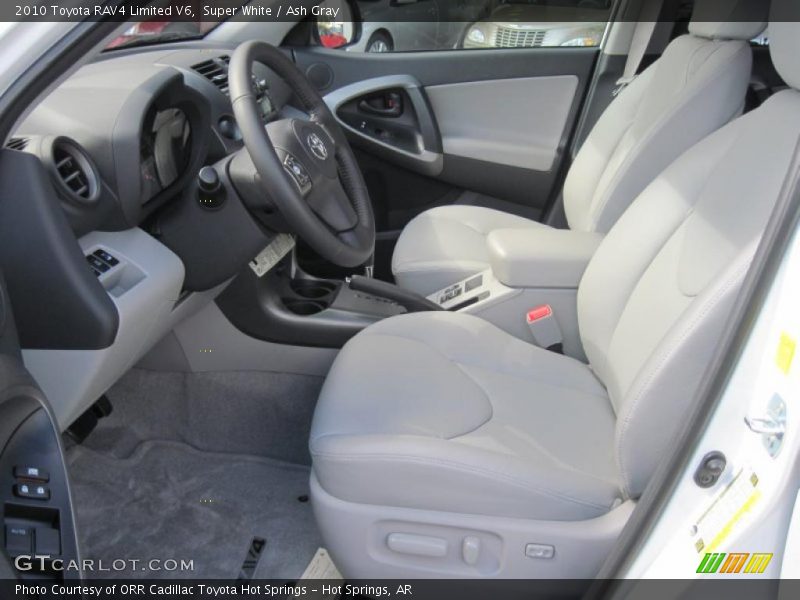 Super White / Ash Gray 2010 Toyota RAV4 Limited V6