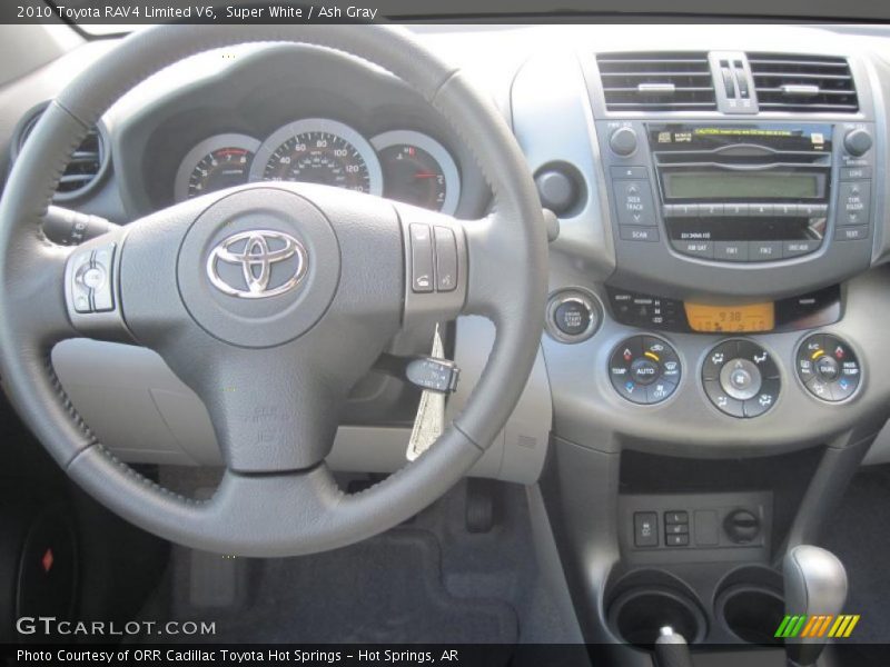 Super White / Ash Gray 2010 Toyota RAV4 Limited V6