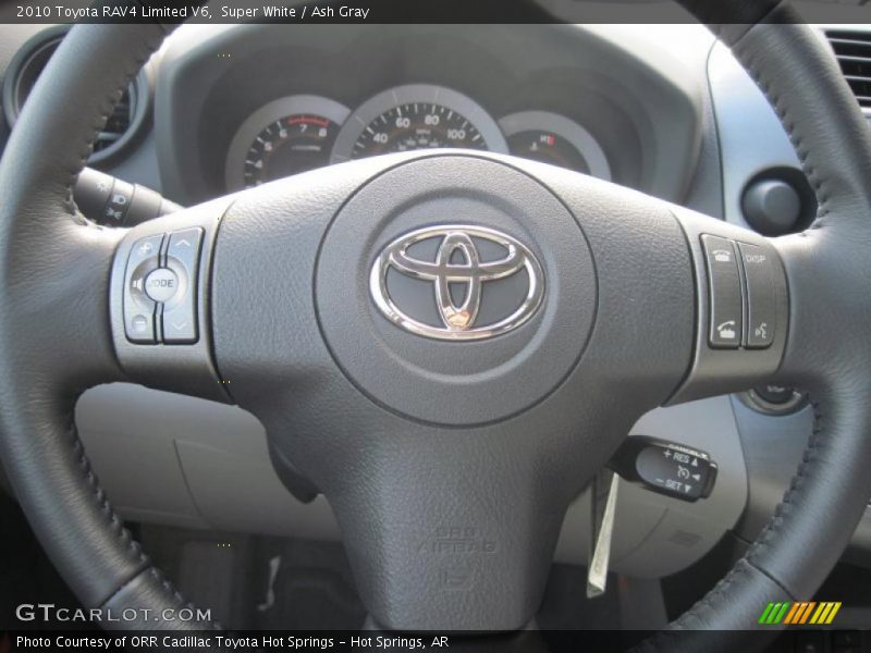 Super White / Ash Gray 2010 Toyota RAV4 Limited V6