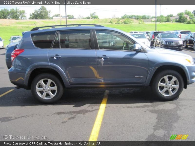 Pacific Blue Metallic / Sand Beige 2010 Toyota RAV4 Limited