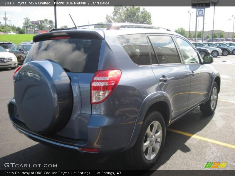 Pacific Blue Metallic / Sand Beige 2010 Toyota RAV4 Limited