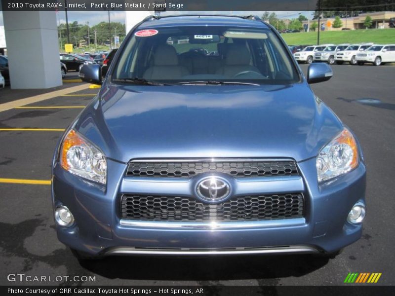 Pacific Blue Metallic / Sand Beige 2010 Toyota RAV4 Limited