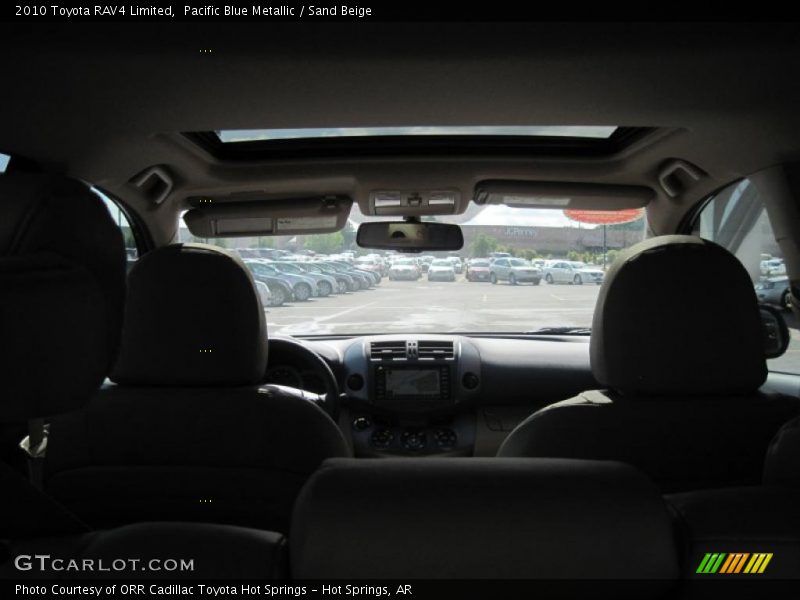Pacific Blue Metallic / Sand Beige 2010 Toyota RAV4 Limited