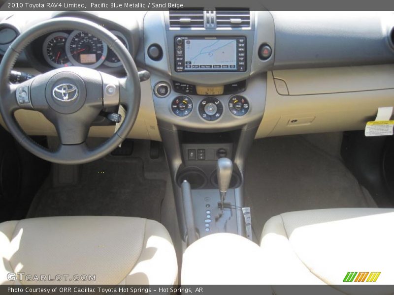 Pacific Blue Metallic / Sand Beige 2010 Toyota RAV4 Limited