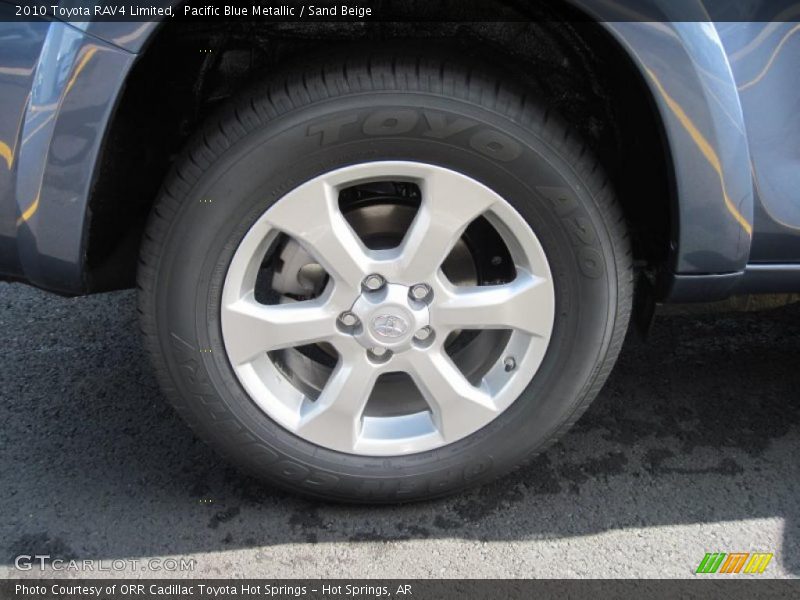 Pacific Blue Metallic / Sand Beige 2010 Toyota RAV4 Limited
