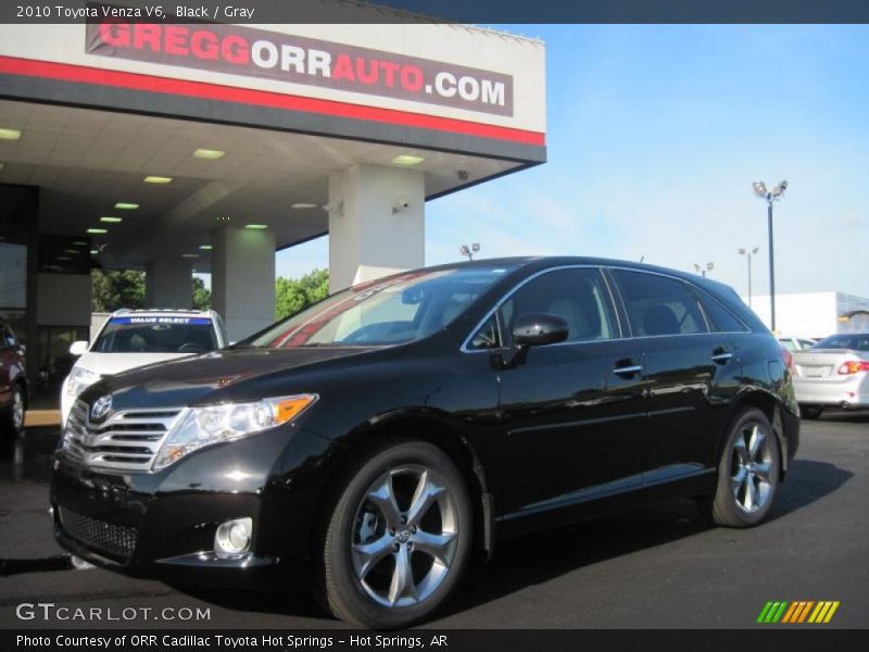 Black / Gray 2010 Toyota Venza V6