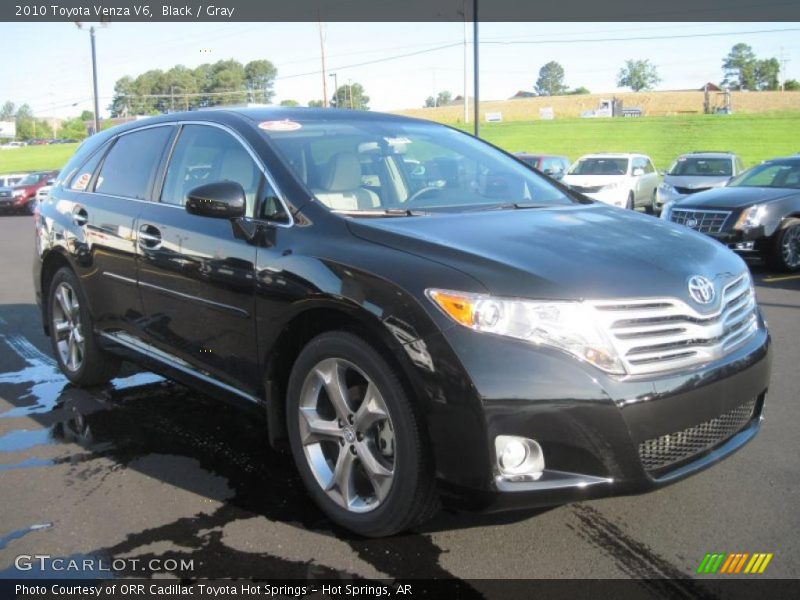 Black / Gray 2010 Toyota Venza V6