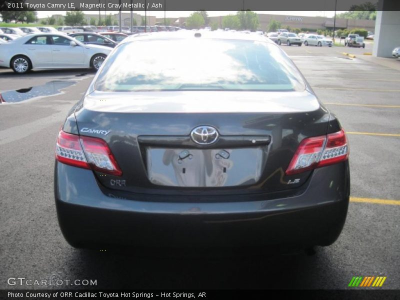 Magnetic Gray Metallic / Ash 2011 Toyota Camry LE