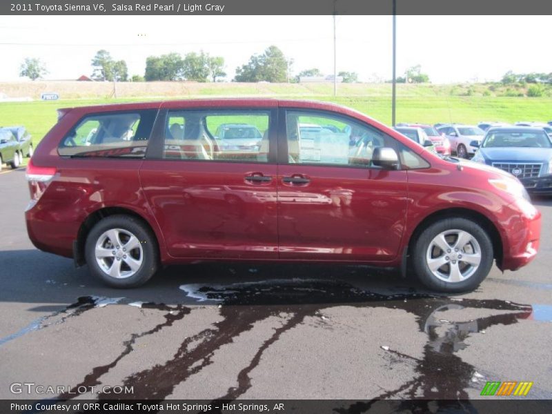 Salsa Red Pearl / Light Gray 2011 Toyota Sienna V6