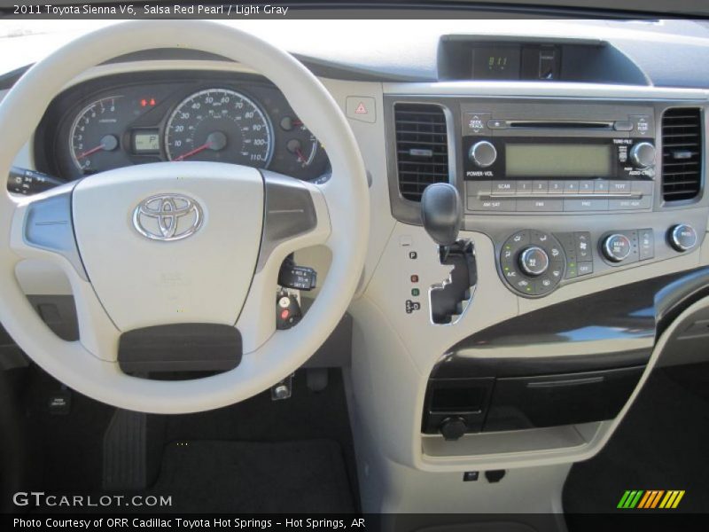 Salsa Red Pearl / Light Gray 2011 Toyota Sienna V6