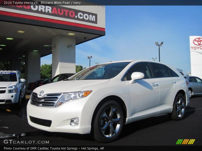 Blizzard White Pearl / Ivory 2010 Toyota Venza V6