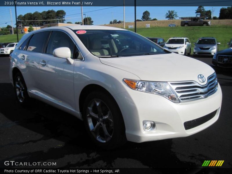 Blizzard White Pearl / Ivory 2010 Toyota Venza V6