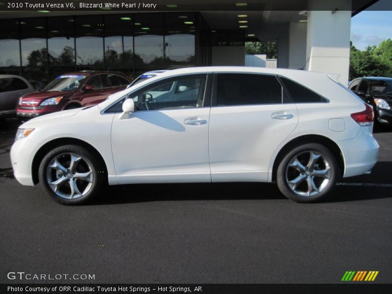 Blizzard White Pearl / Ivory 2010 Toyota Venza V6