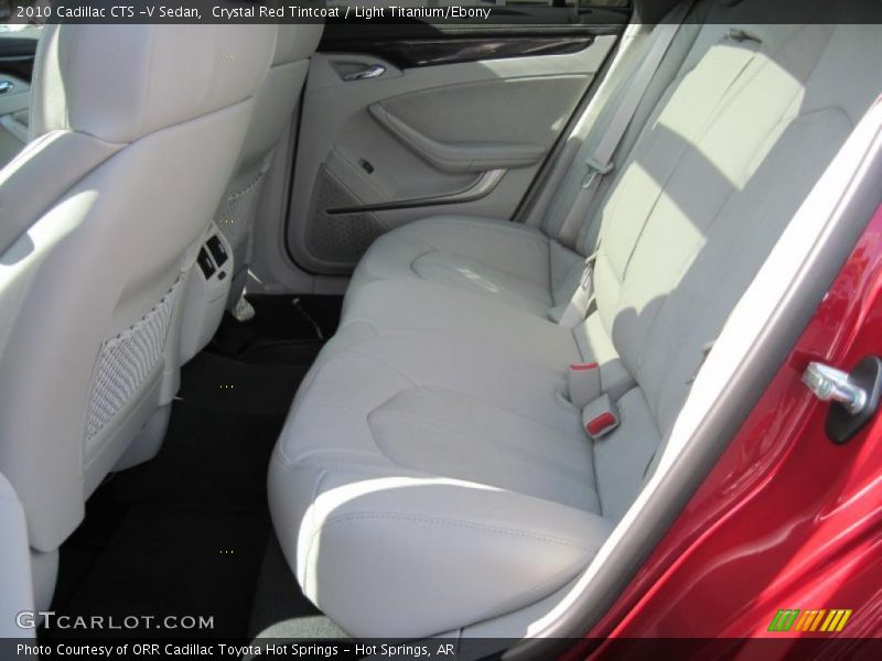 Crystal Red Tintcoat / Light Titanium/Ebony 2010 Cadillac CTS -V Sedan