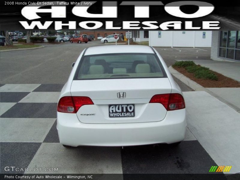 Taffeta White / Ivory 2008 Honda Civic EX Sedan