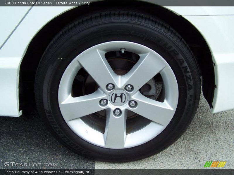 Taffeta White / Ivory 2008 Honda Civic EX Sedan