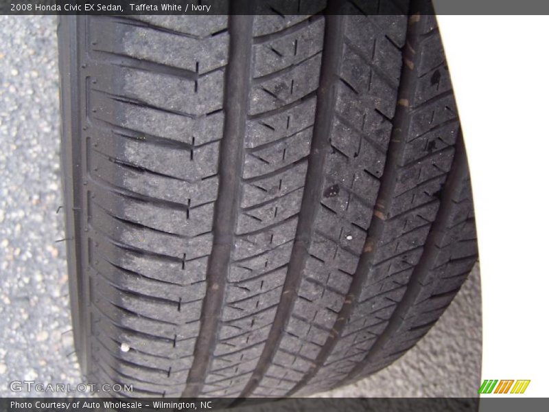 Taffeta White / Ivory 2008 Honda Civic EX Sedan