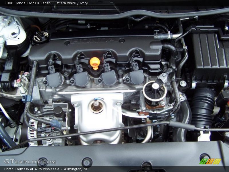 Taffeta White / Ivory 2008 Honda Civic EX Sedan