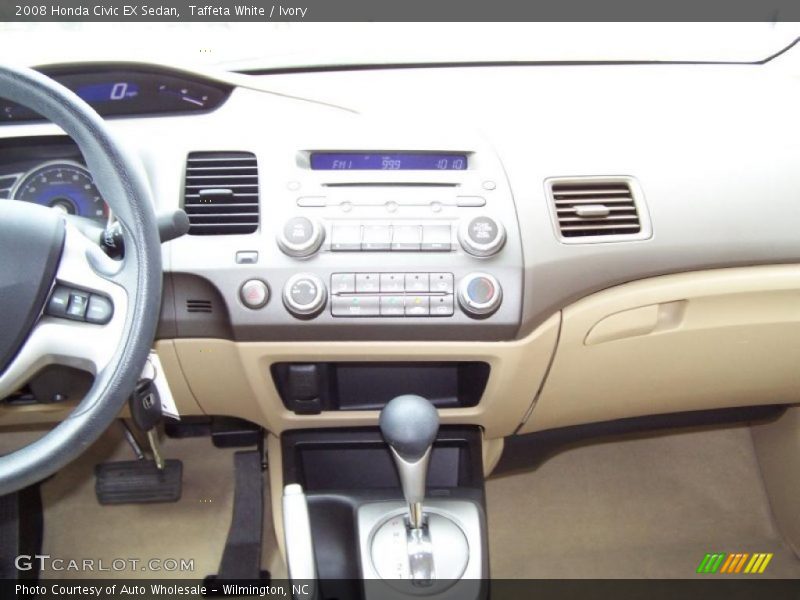 Taffeta White / Ivory 2008 Honda Civic EX Sedan