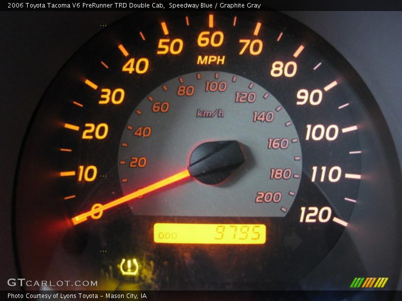 Speedway Blue / Graphite Gray 2006 Toyota Tacoma V6 PreRunner TRD Double Cab