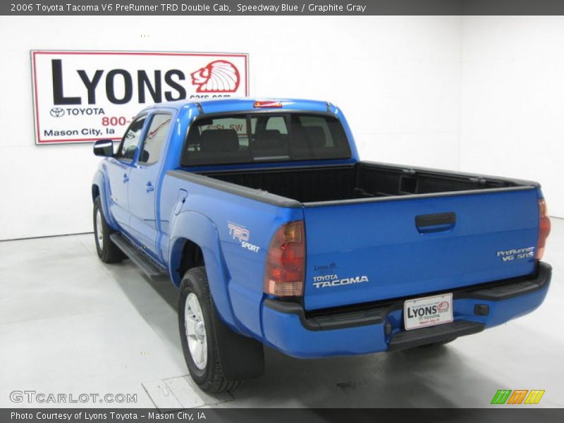 Speedway Blue / Graphite Gray 2006 Toyota Tacoma V6 PreRunner TRD Double Cab