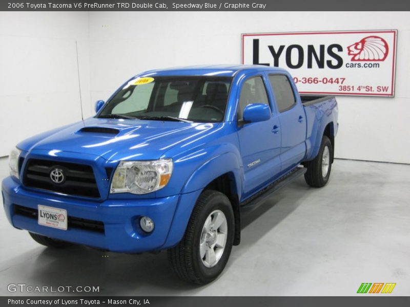 Speedway Blue / Graphite Gray 2006 Toyota Tacoma V6 PreRunner TRD Double Cab