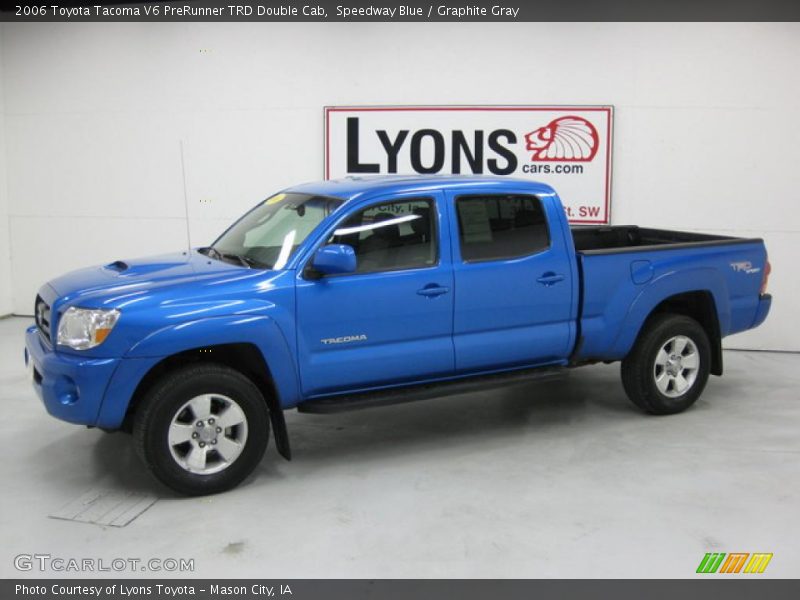 Speedway Blue / Graphite Gray 2006 Toyota Tacoma V6 PreRunner TRD Double Cab