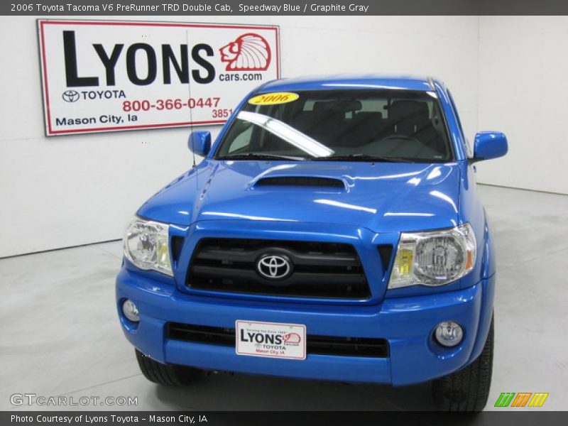 Speedway Blue / Graphite Gray 2006 Toyota Tacoma V6 PreRunner TRD Double Cab