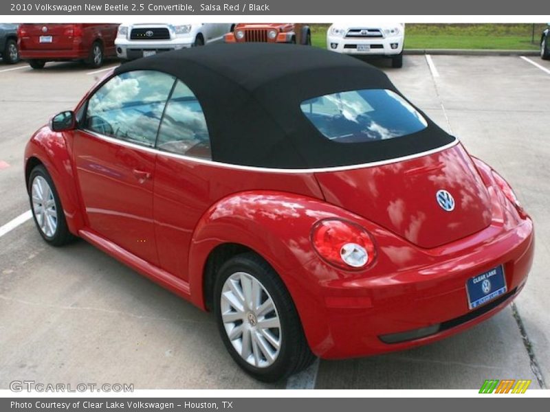 Salsa Red / Black 2010 Volkswagen New Beetle 2.5 Convertible