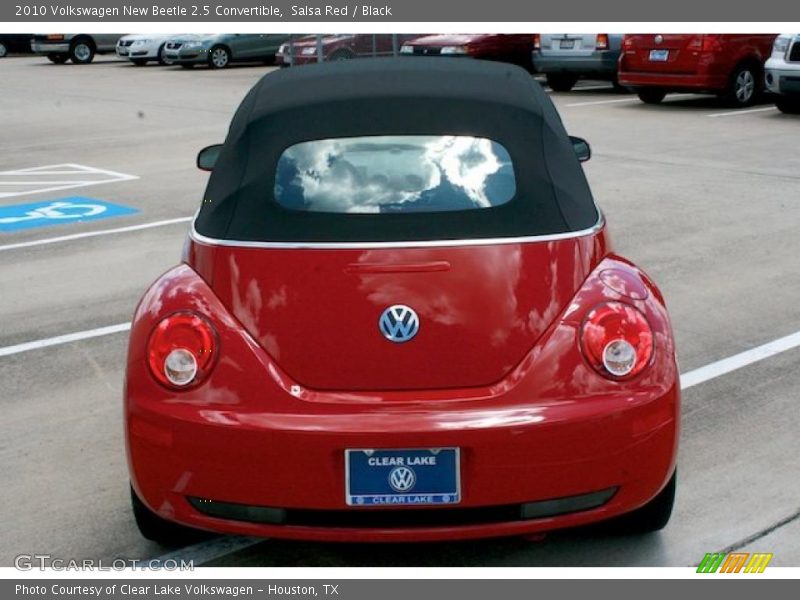 Salsa Red / Black 2010 Volkswagen New Beetle 2.5 Convertible