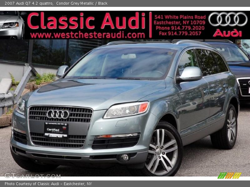 Condor Grey Metallic / Black 2007 Audi Q7 4.2 quattro