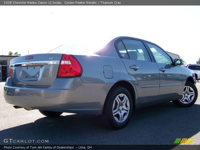 Golden Pewter Metallic / Titanium Gray 2008 Chevrolet Malibu Classic LS Sedan