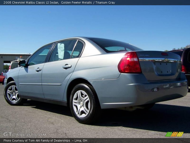 Golden Pewter Metallic / Titanium Gray 2008 Chevrolet Malibu Classic LS Sedan