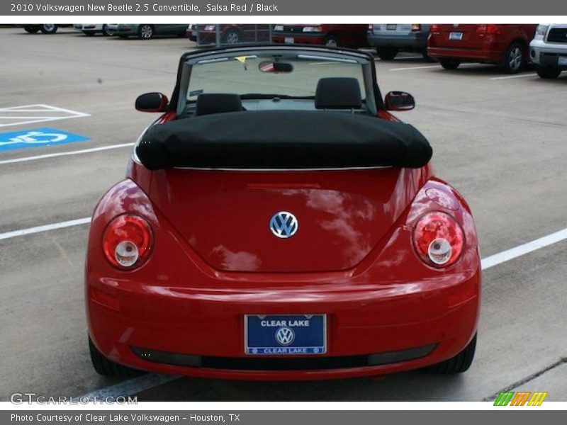 Salsa Red / Black 2010 Volkswagen New Beetle 2.5 Convertible