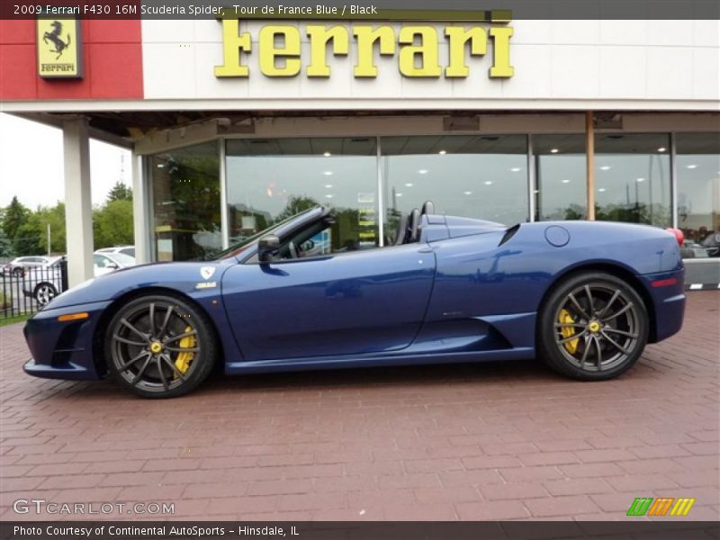 Tour de France Blue / Black 2009 Ferrari F430 16M Scuderia Spider