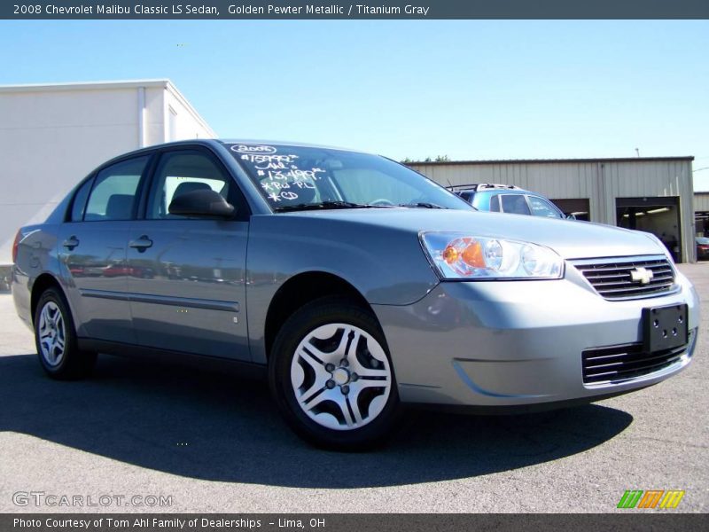 Golden Pewter Metallic / Titanium Gray 2008 Chevrolet Malibu Classic LS Sedan