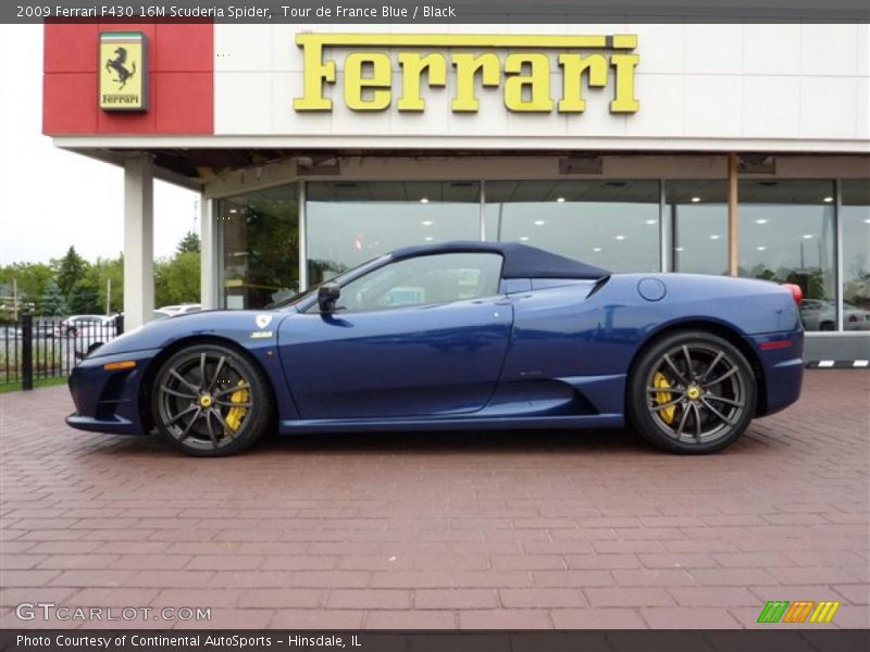 Tour de France Blue / Black 2009 Ferrari F430 16M Scuderia Spider