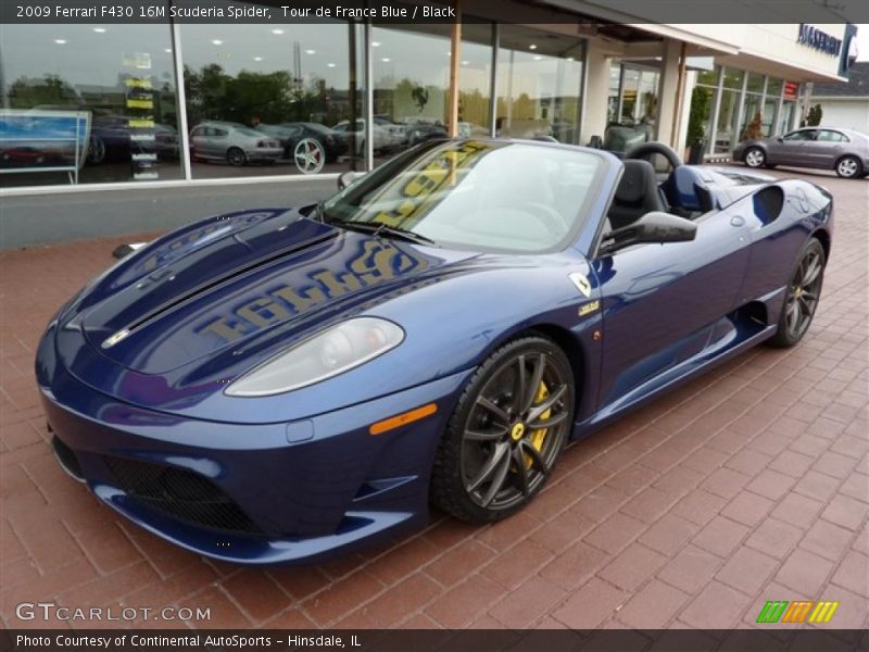 Tour de France Blue / Black 2009 Ferrari F430 16M Scuderia Spider