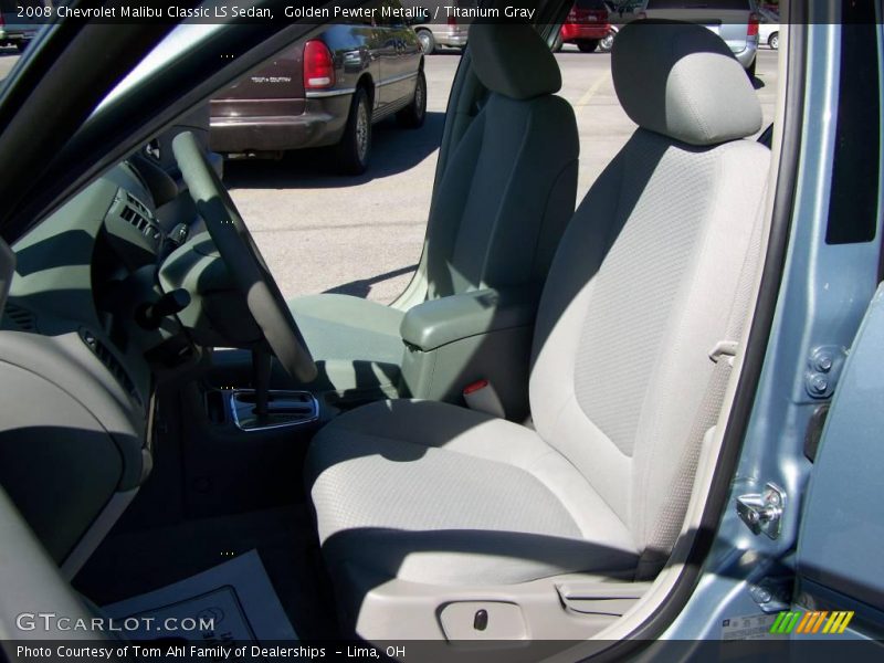 Golden Pewter Metallic / Titanium Gray 2008 Chevrolet Malibu Classic LS Sedan