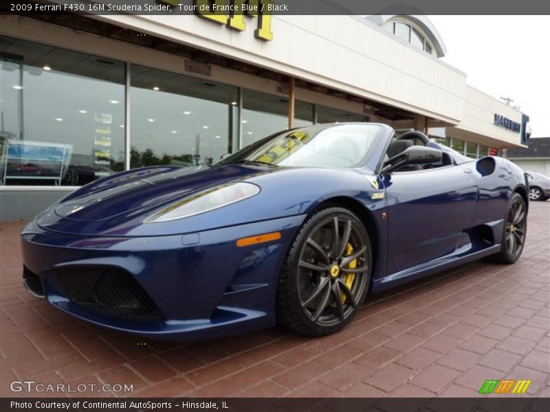 Tour de France Blue / Black 2009 Ferrari F430 16M Scuderia Spider